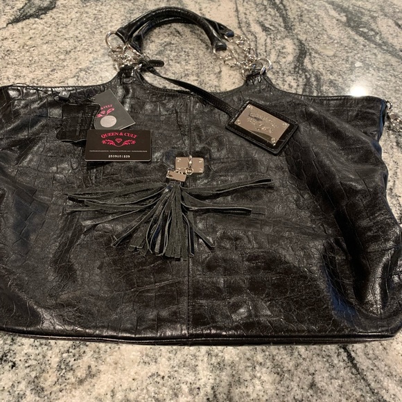 Queen and Cult shoulder bag - Picture 2 of 11